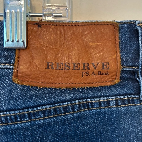 Jos‎ A Bank 38x30 Jeans Mens Traditiona Fit Blue Reserve Soft Stretchy Denim - Picture 3 of 8